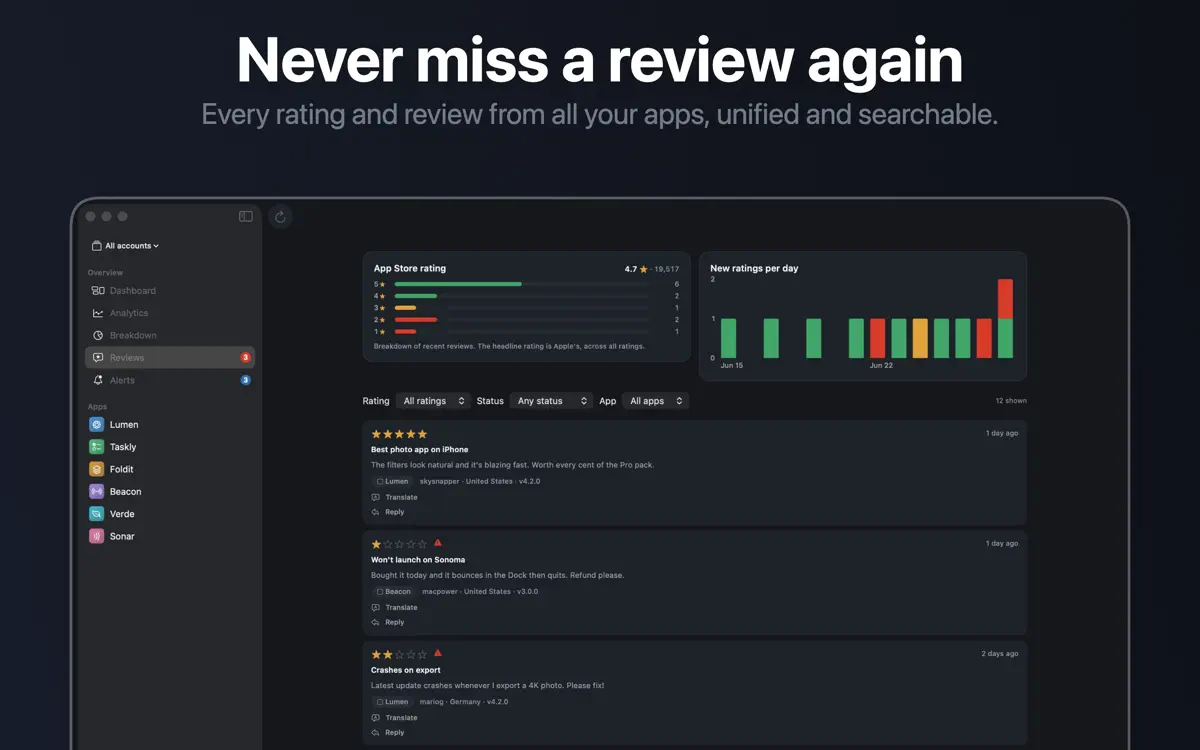 Appviary on Mac: screenshot 5 of 6