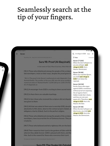Quran AEVQ iPad screenshot