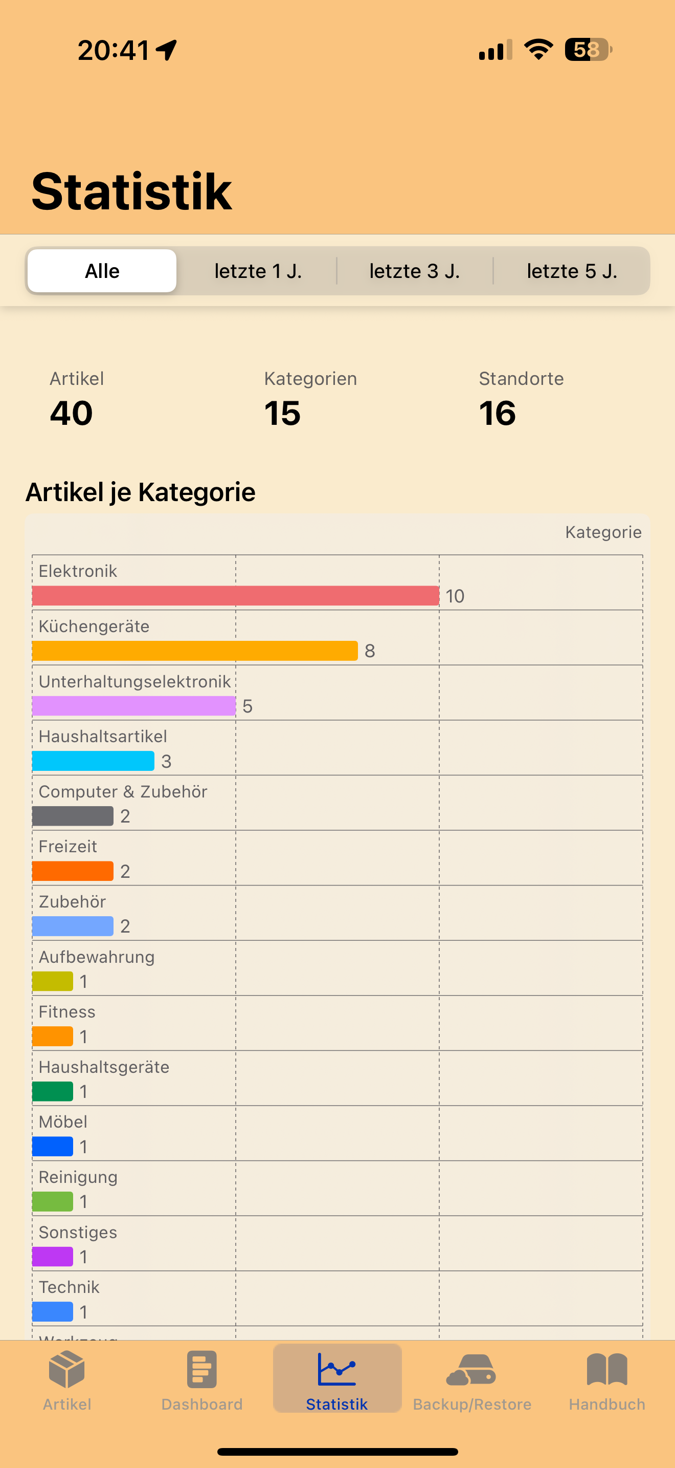 HB-Inventar screenshot 9