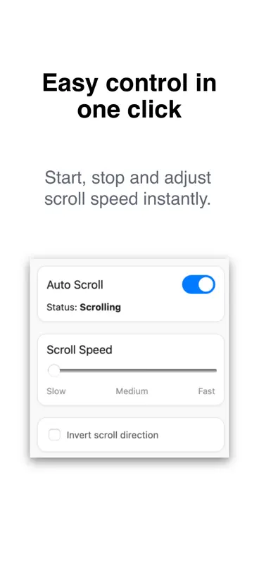 Auto Scroll for Safari screenshot 2 of 3