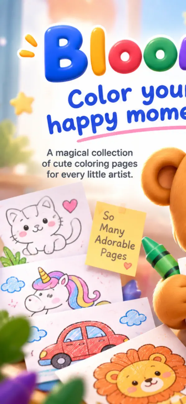 Bloom: Kids Coloring & Draw screenshot