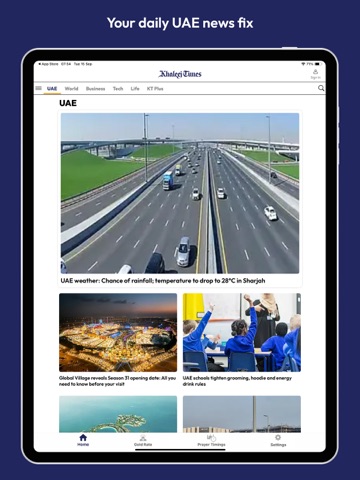 Khaleej Times: UAE, World News iPad screenshot 2