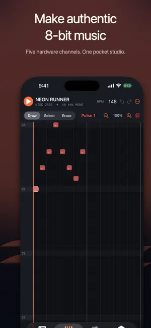 M-NES: 8-bit Chiptune Studio screenshot 1
