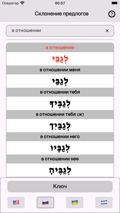 Screenshot #3 pour Declension in Hebrew
