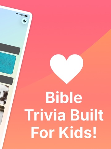 Bible Trivia For Kids iPad screenshot