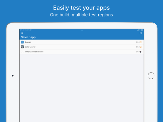 Appfigurate iPad screenshot 1 - Developer Tools app