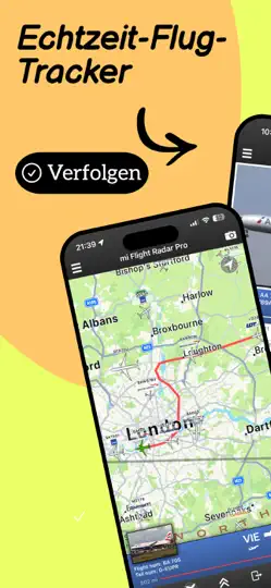 Screenshot von Mi Flight Radar: Flugzeug auf dem iPhone 1