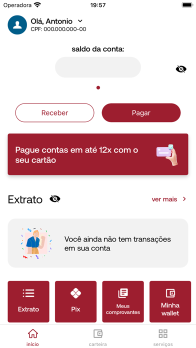 DFranquias Bank Screenshot