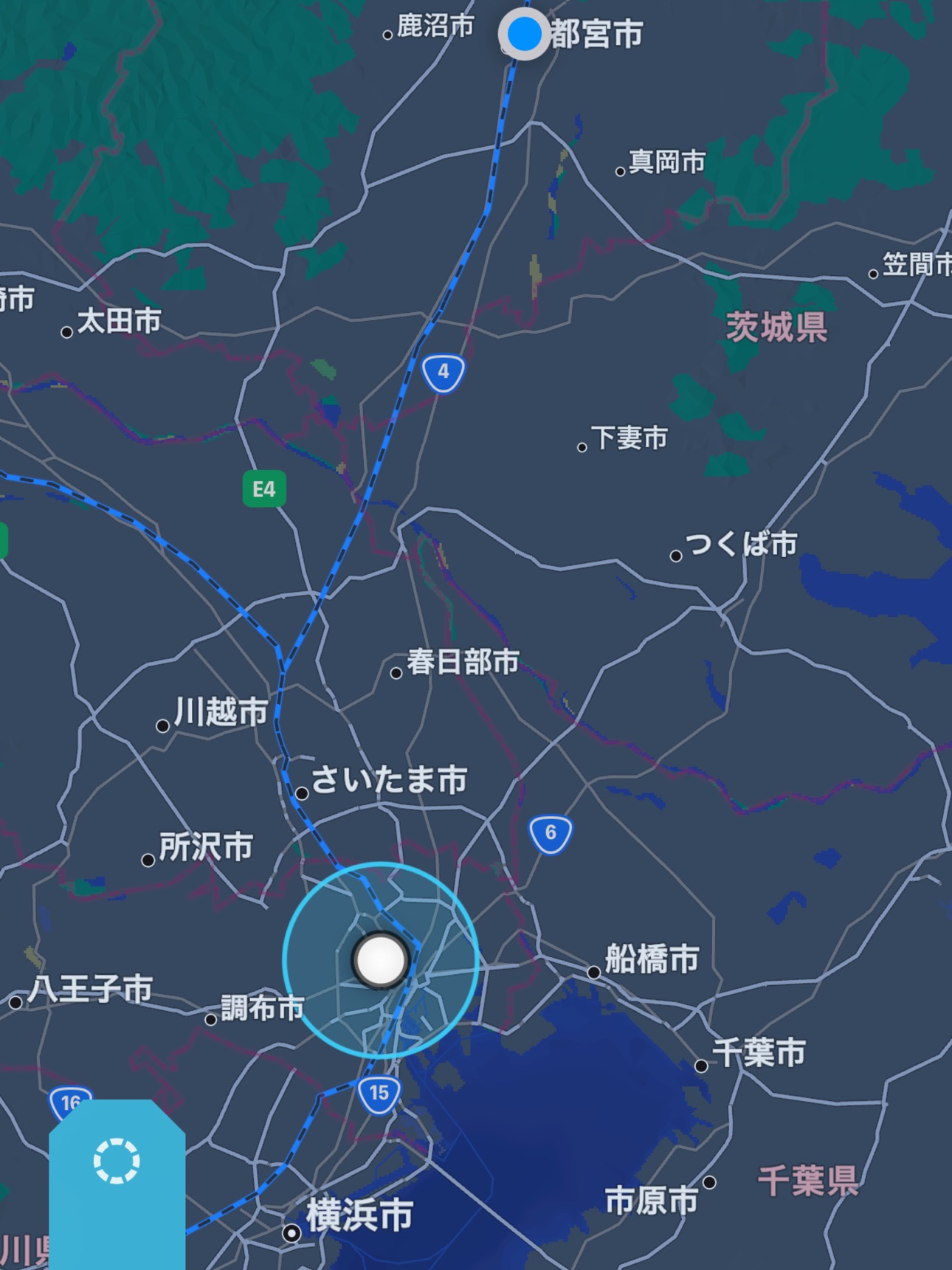 Screenshot 9 of 目的地周辺です