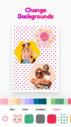 Captura de pantalla de Collage Maker - Free Of Ad en iPhone 4