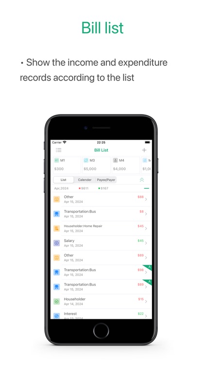 Bill List  - Capital Flows