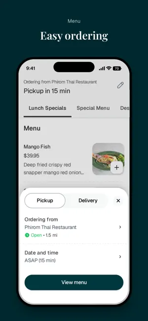 Phirom Thai Restaurant screenshot 3