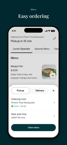 Phirom Thai Restaurant Screenshot 3 of 6