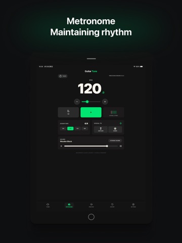 Guitar Tuner – Precision iPad screenshot