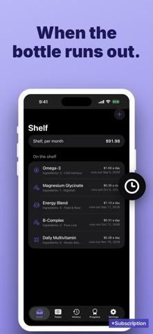 Supplement Stack: Vitamin Log Screenshot 4 of 5