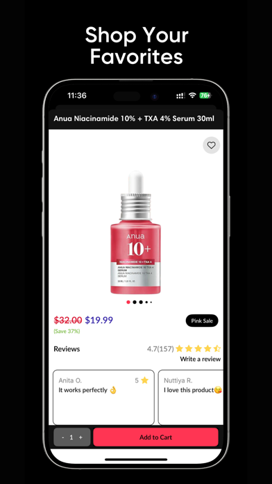 Luxiface iPhone screenshot 4 - Shopping app