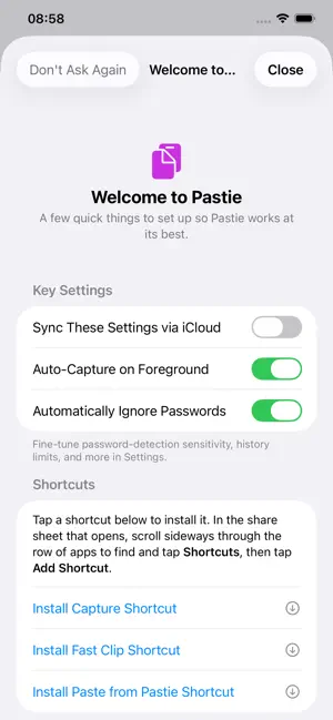 Pastie Smart Clipboard screenshot 3
