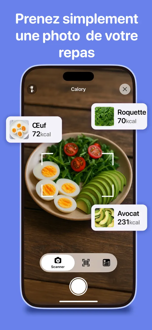 Screenshot #2 pour Nutrition Tracker - Calory AI