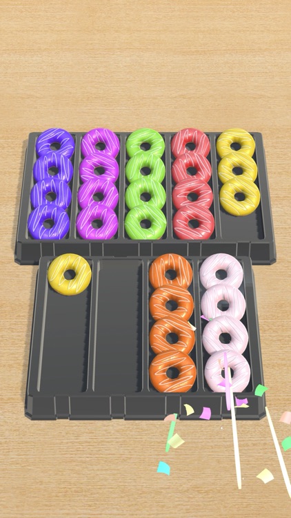 Donut Sort Color Puzzle