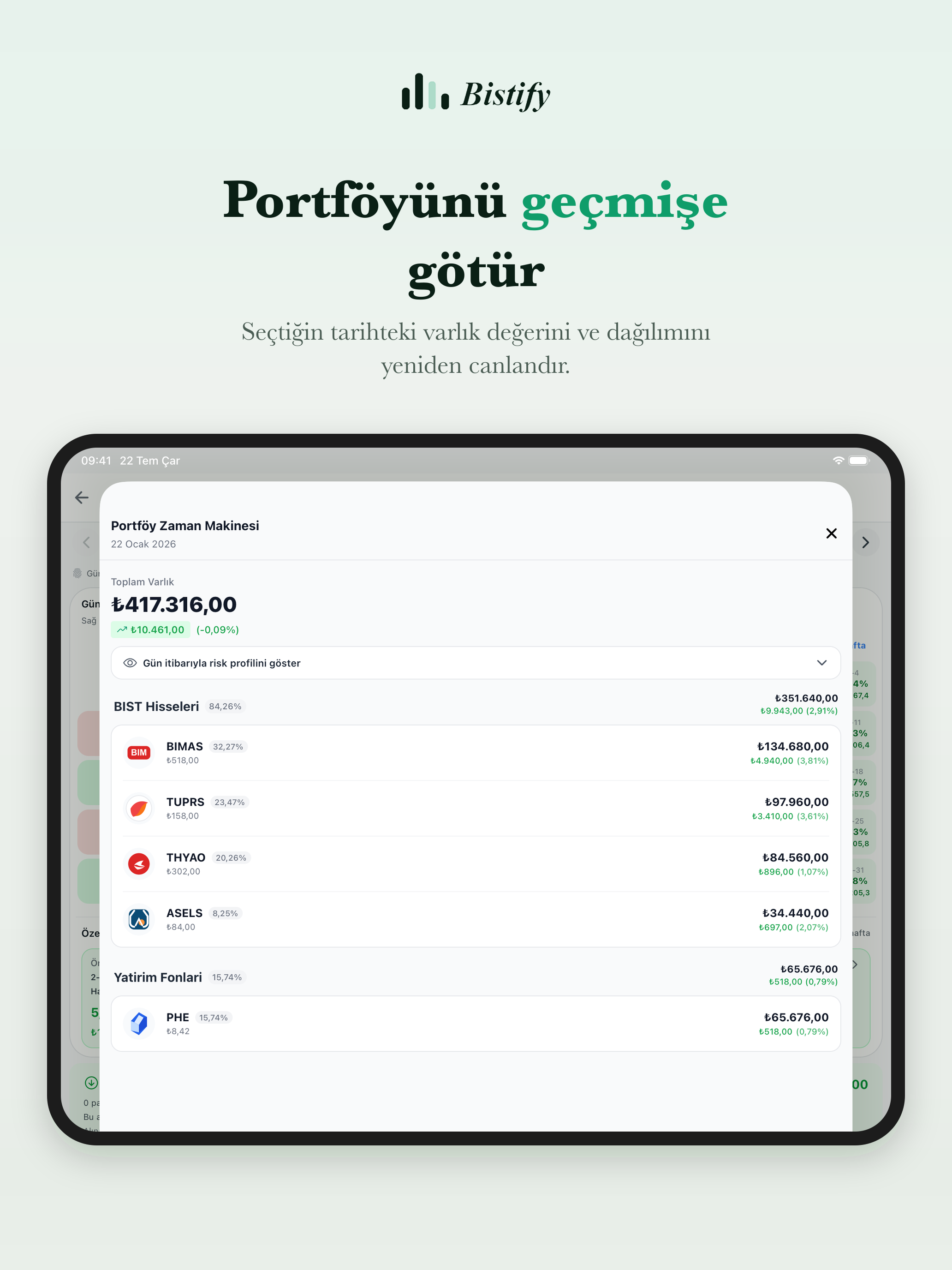 Bistify - BIST Portföy Takibi screenshot 18