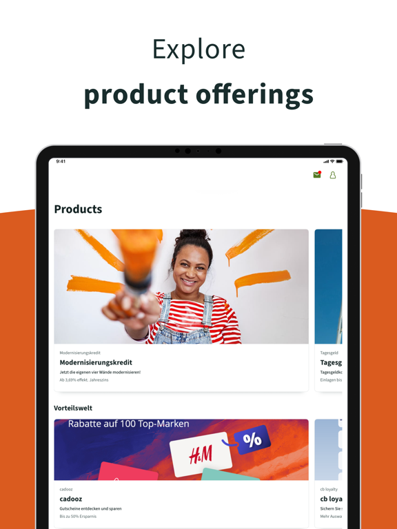 norisbank iPad screenshot 6 - Finance app