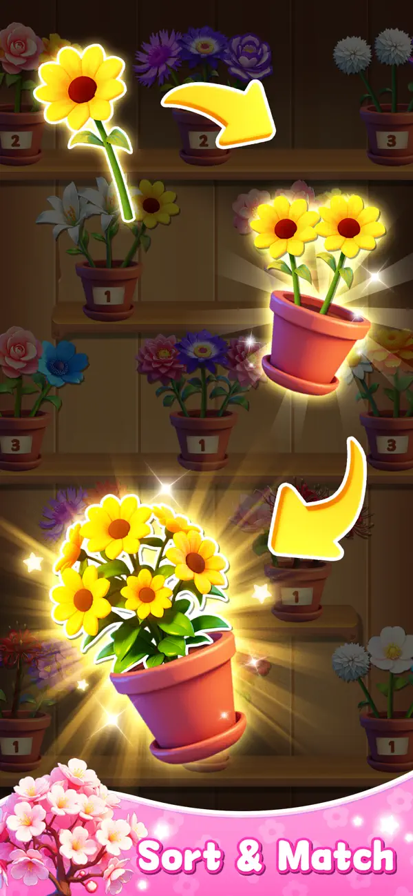 Screenshot #3 pour Blossom Bliss: Sort&Design
