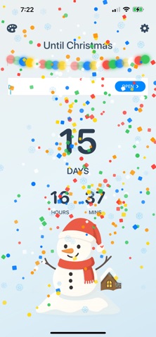 Christmas Countdown Magic iPhone screenshot
