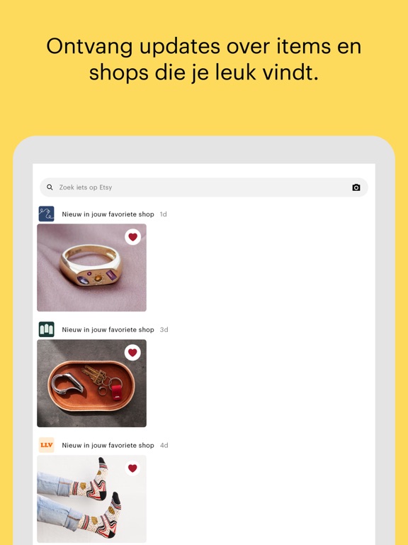Etsy: custom & creatieve items iPad app afbeelding 6