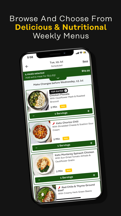 Factor_ Prepared Meal Delivery Screenshot