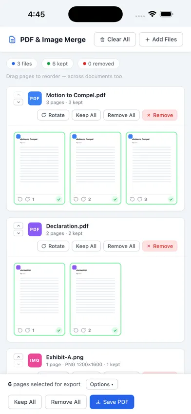 PDF & Image Merge screenshot 1
