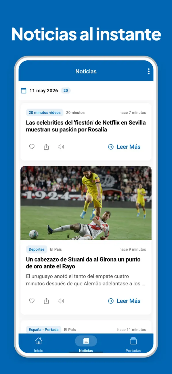 Screenshot #2 pour Noticias España - Diarios