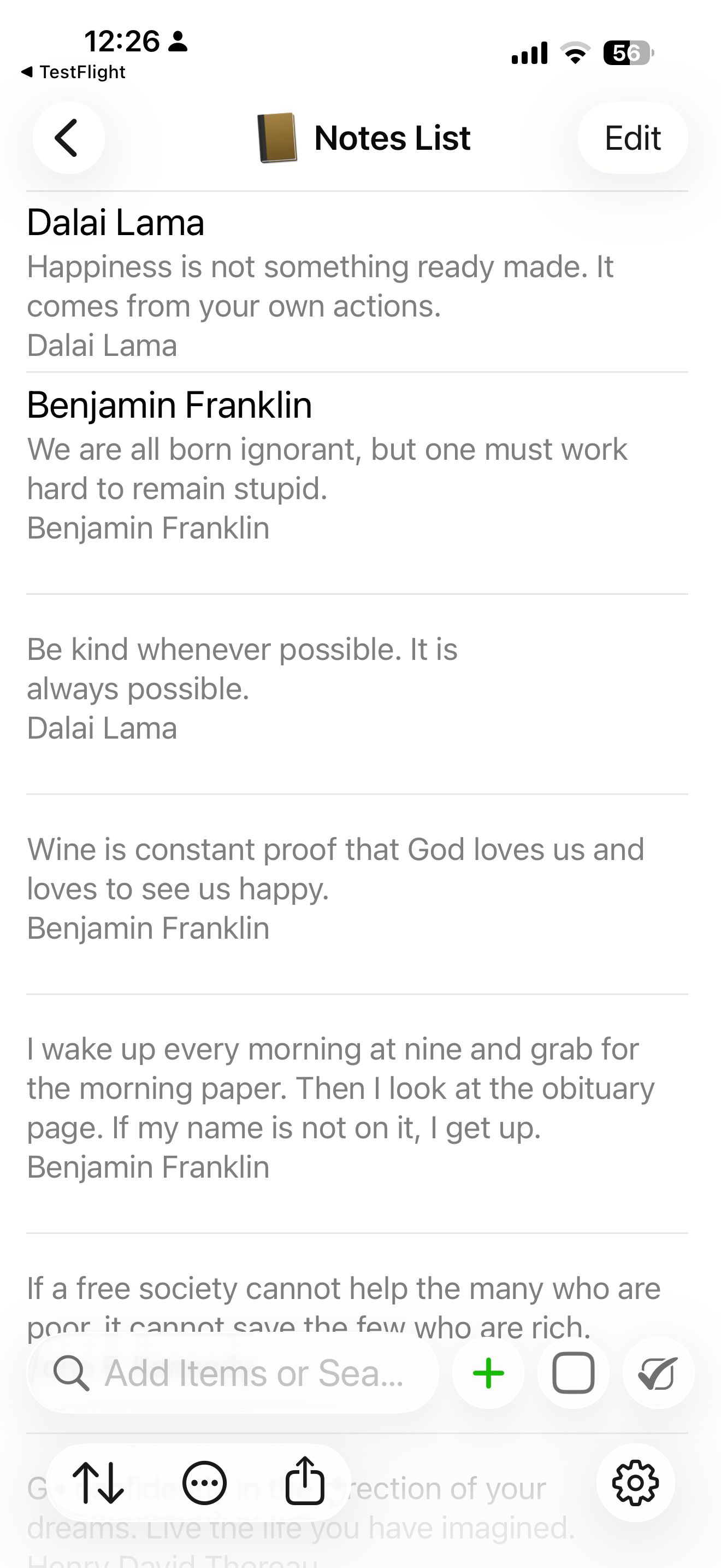 My Lists screenshot 5