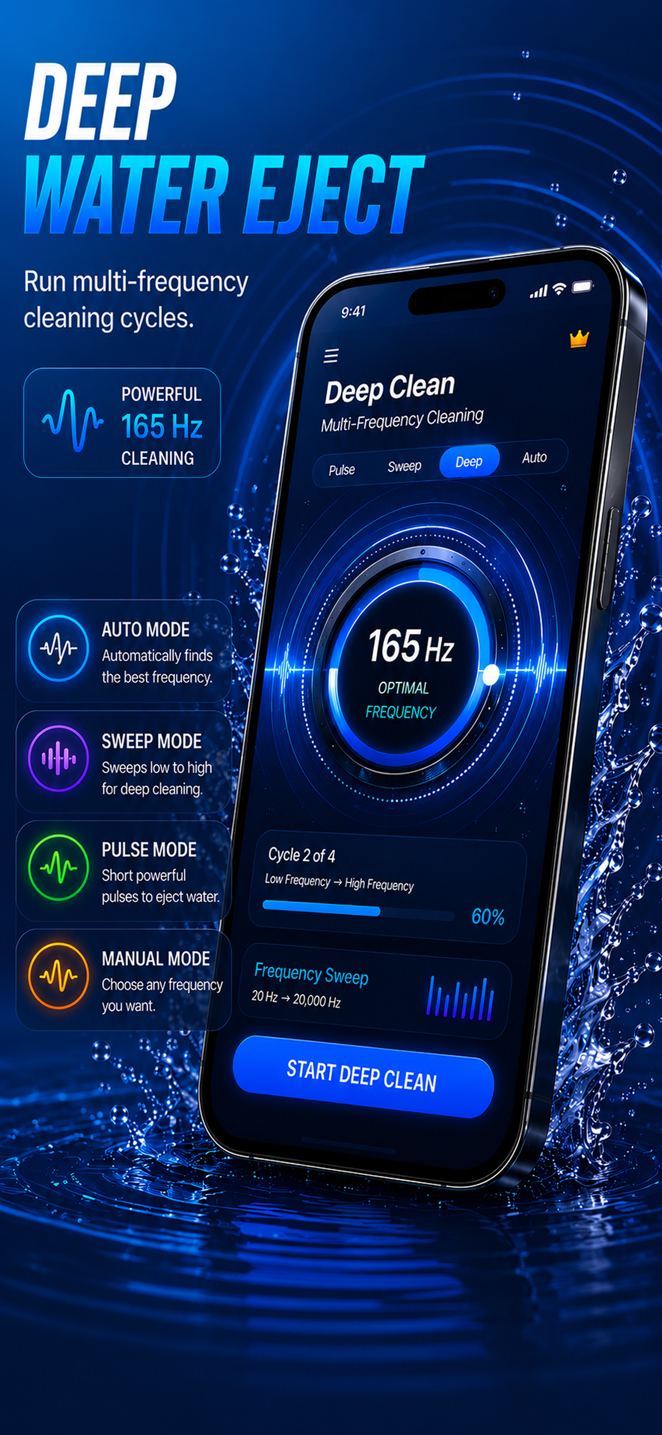 Speaker Cleaner . Water Eject