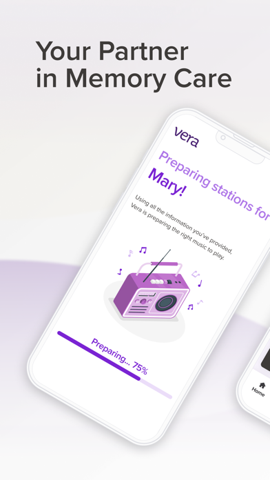 Vera: Music for Dementia Care Screenshot