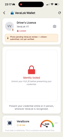 VeraLok screenshot