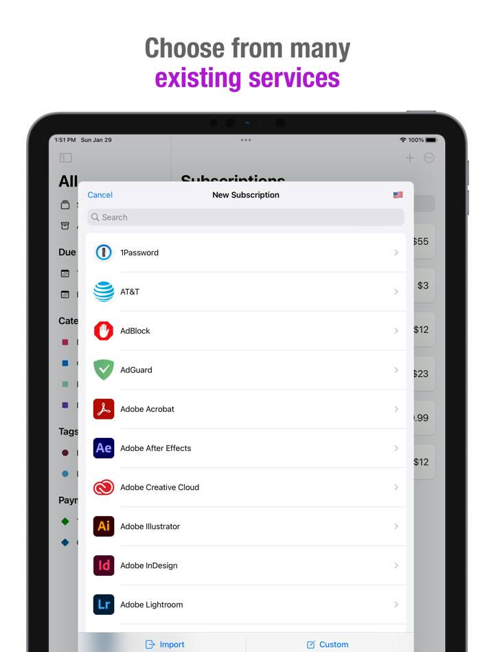 #2. Subscriptions - Track Expenses (iOS) Ved: Touchbits Inc.
