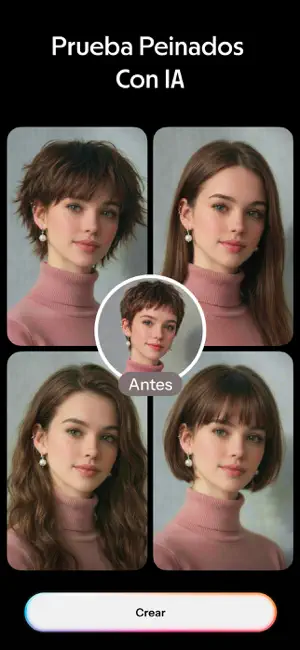 Hairify - Prueba peinados IA iPhone screenshot 1