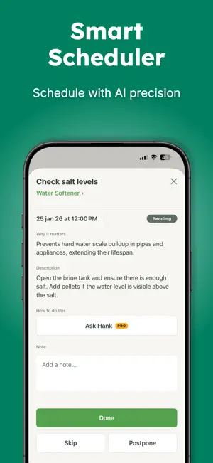 I’m Home. Maintenance reminder screenshot 4