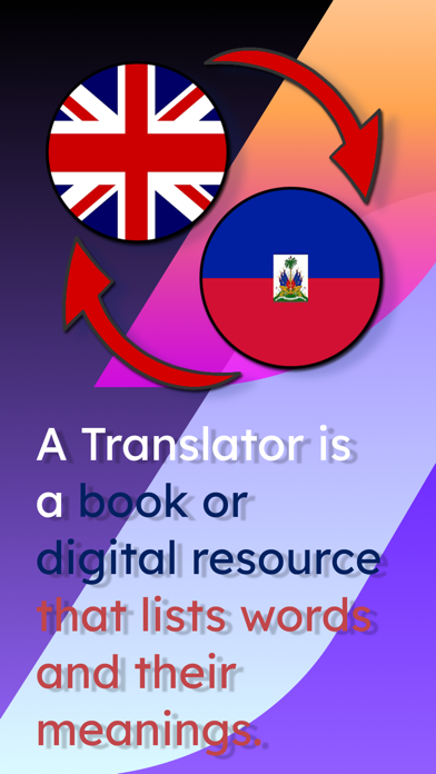 English Haitian Creole Transla iPhone screenshot 1 - Education app