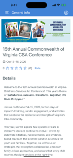 Annual CSA Conference screenshot 2