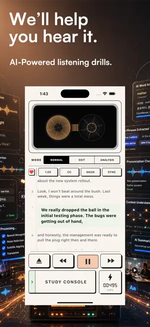 ListeningDrill-AI: Subtitles screenshot 4
