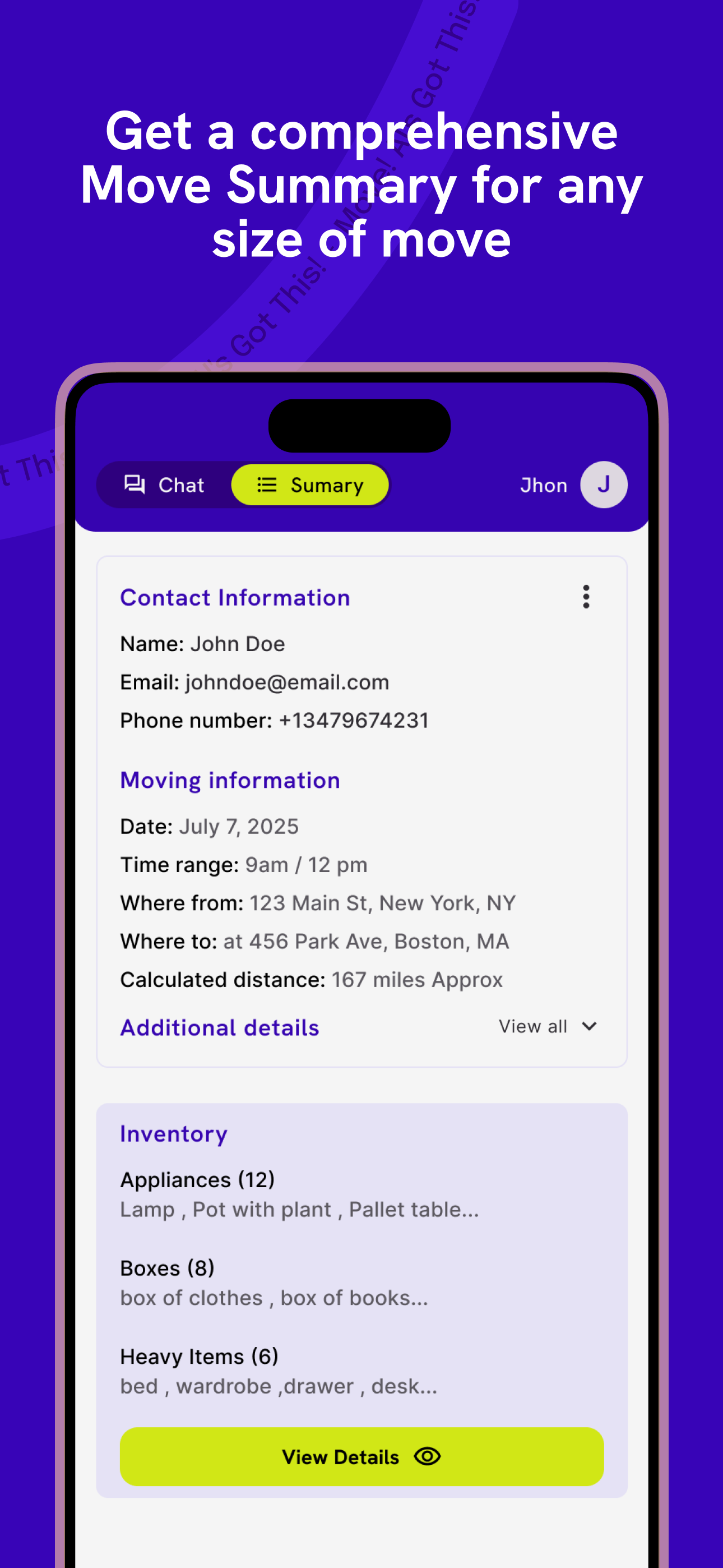 Movana | AI Moving Assistant