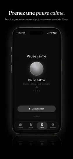 Screenshot von CalmShot auf dem iPhone 3