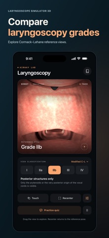 Laryngoscope Simulator 3D app screenshot 3