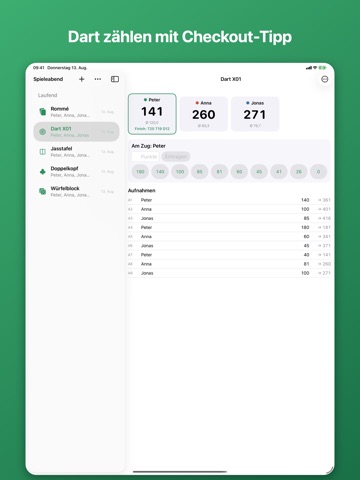 Spieleabend: Score Counter iPad screenshot