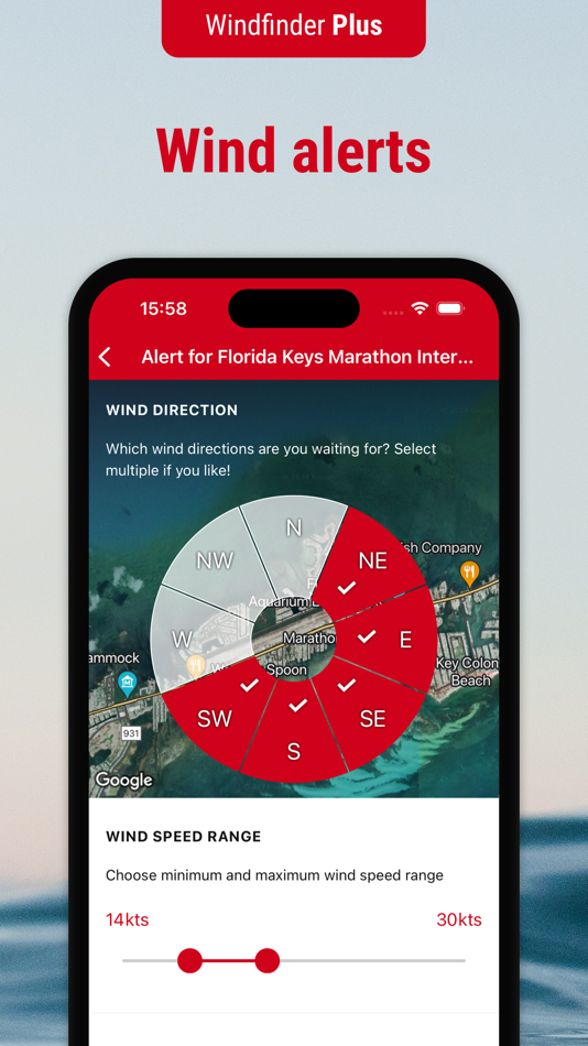 #9. Windfinder Pro: Wind & Weather (iOS) 由: Windfinder