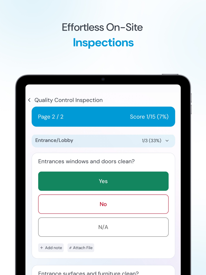 iQAuditor Inspections  Audits