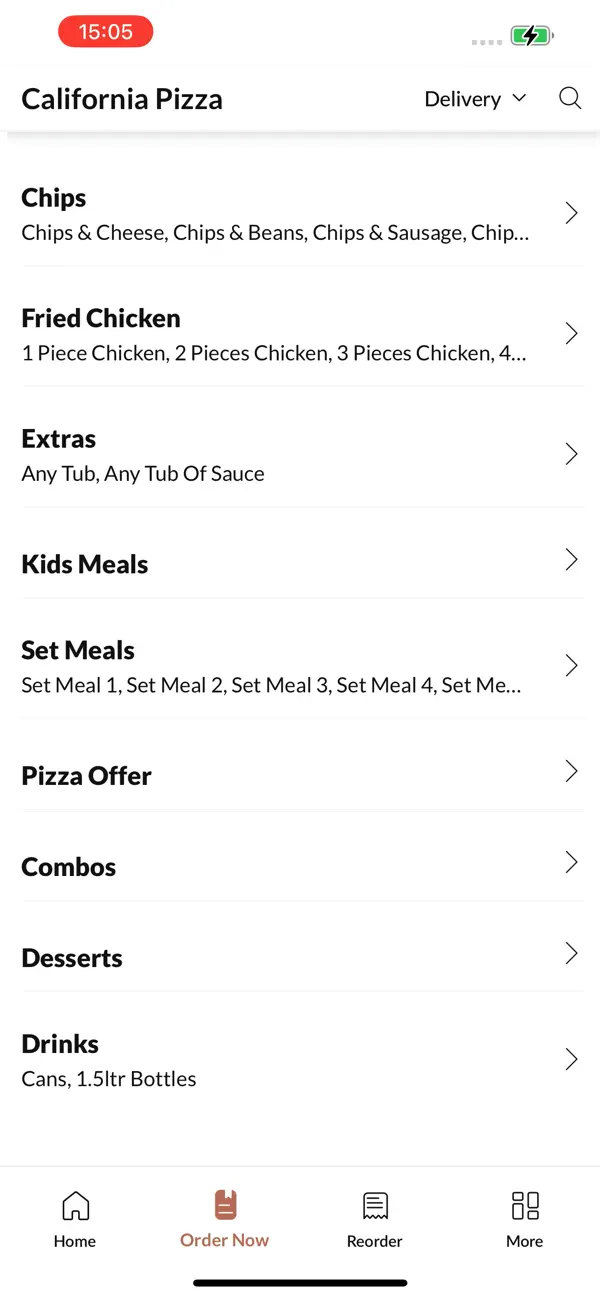 Screenshot #3 pour California Pizza