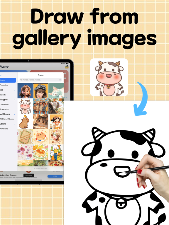 PicTrace: AR Drawing & Sketch iPad screenshot 4 - Graphics & Design app