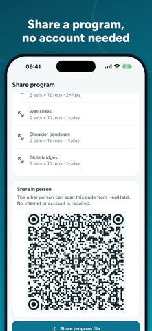 HealHabit: PT Exercise Log Screenshot 9 of 10